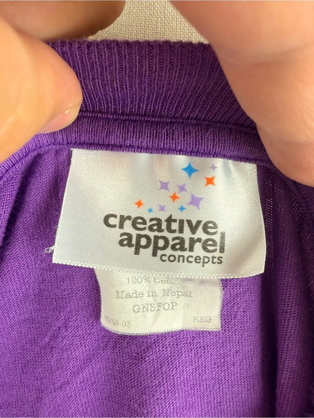 Creative Apparel Concepts vibrant purple